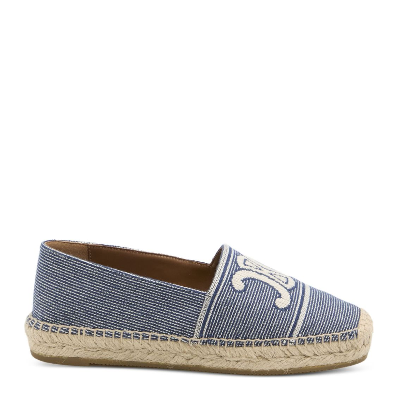 Striped Textile Espadrilles