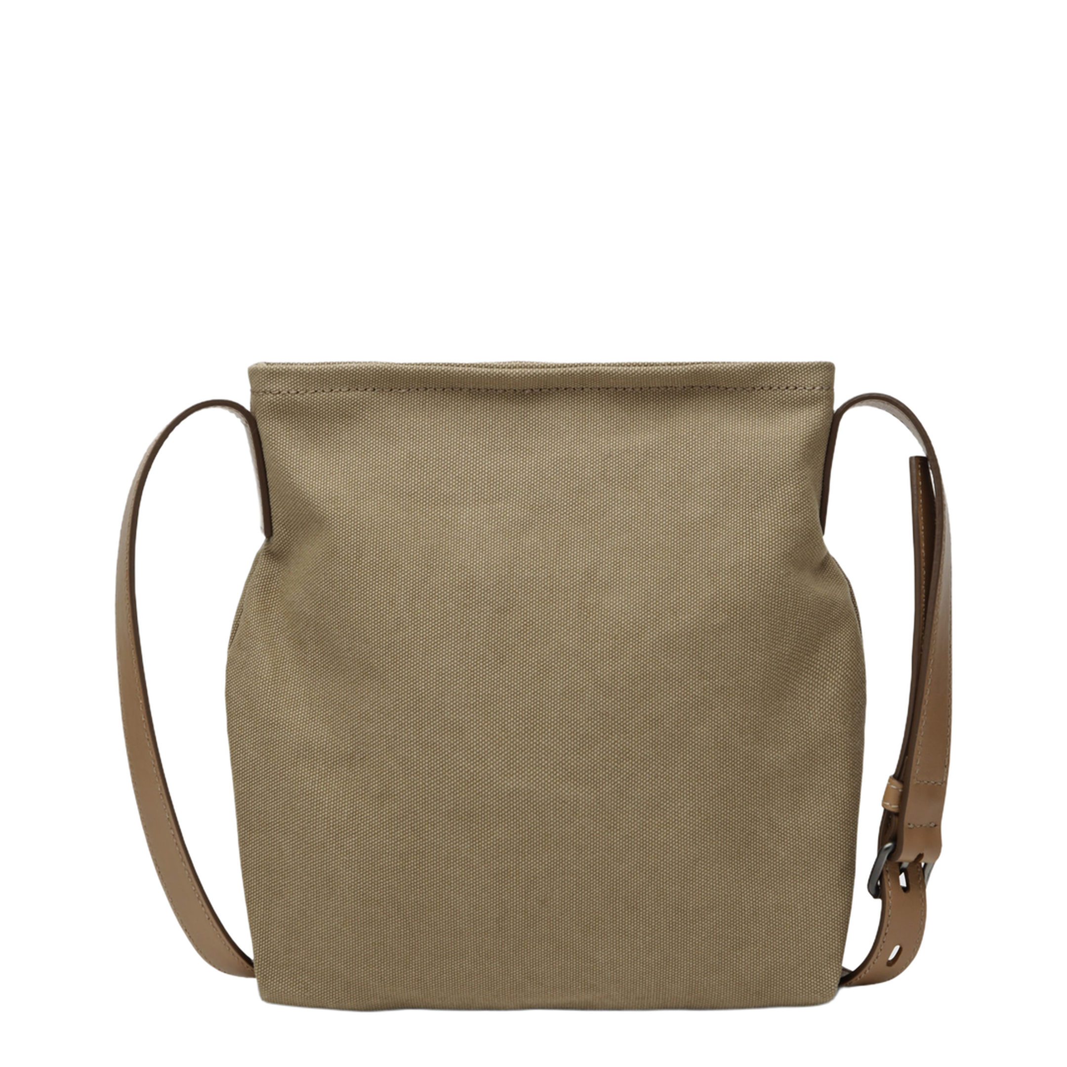MAYFEYR - Prada - Route Crossbody Bag In Canvas And Khaki Leather - 2VH208OOO2G6SF0241