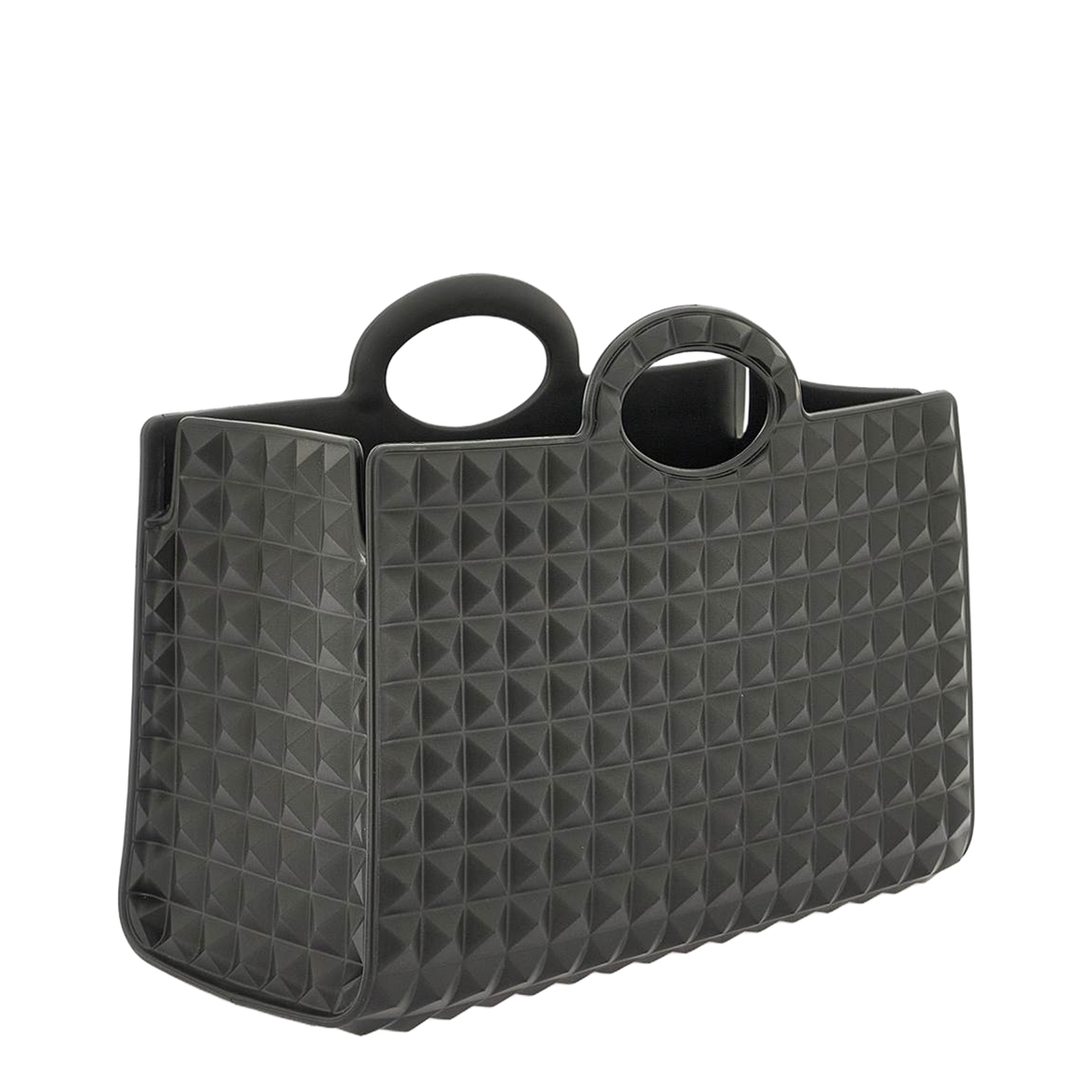 Black rubber Le TroisiÃ¨me shopping bag