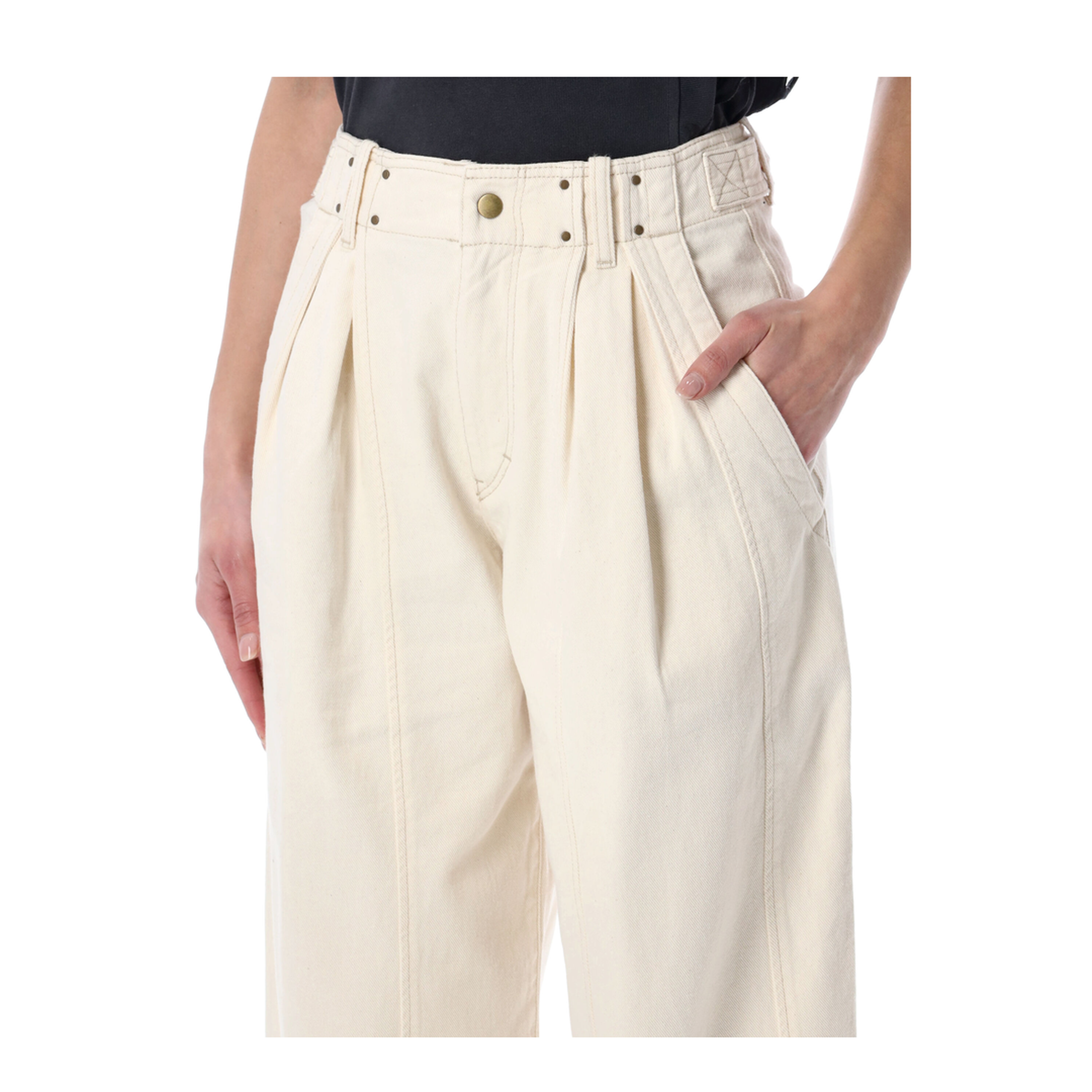 MAYFEYR - Isabel Marant - Jeans Beige - PA0659FAD1G02I23EC