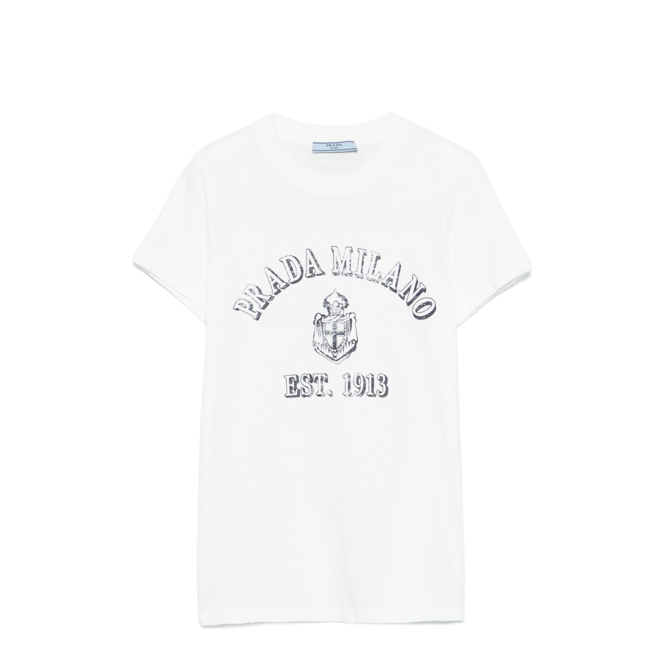MAYFEYR - Prada - Logo Print Jersey T-Shirt - 3557BSOOO16XQF0009