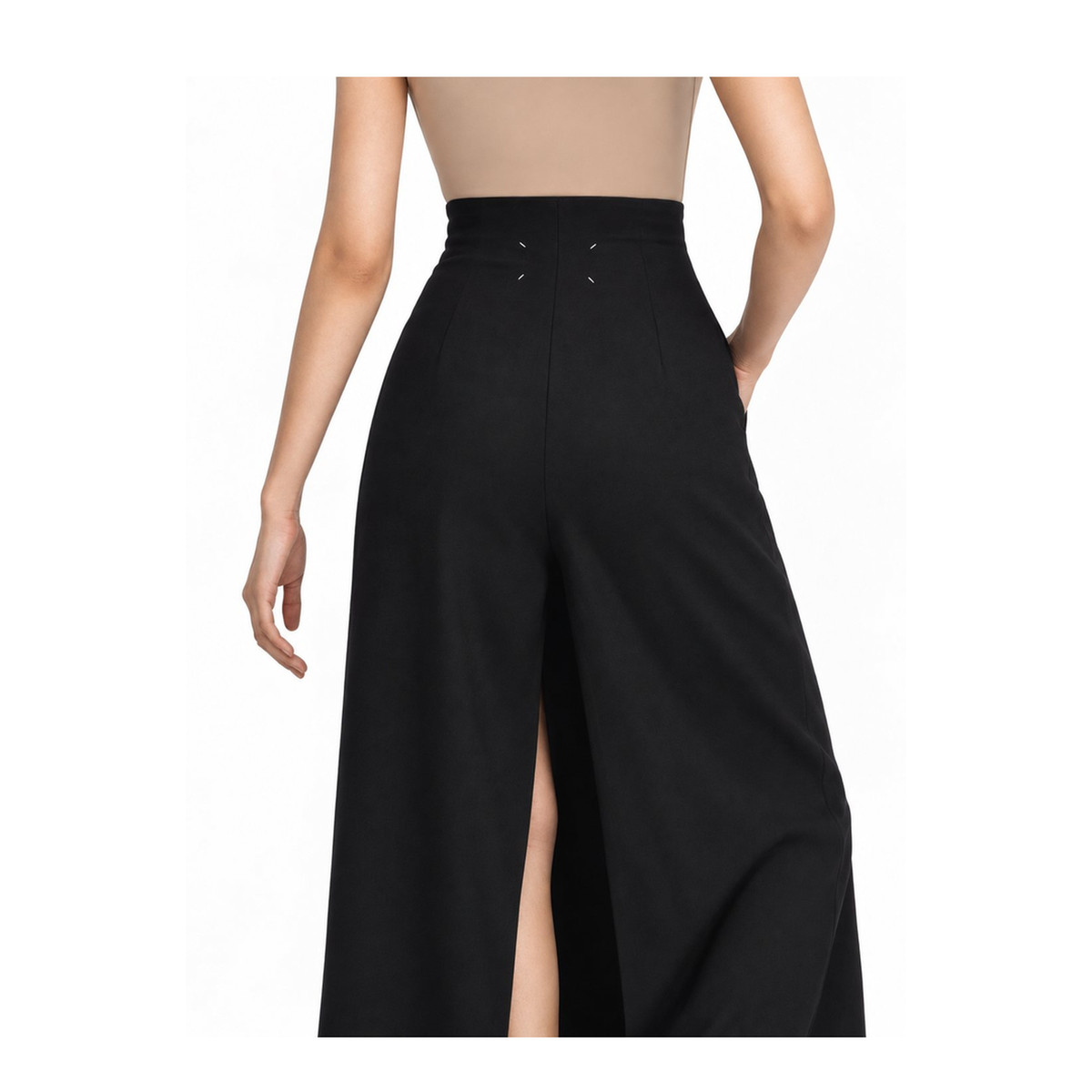 Long Skirt With Back Slit