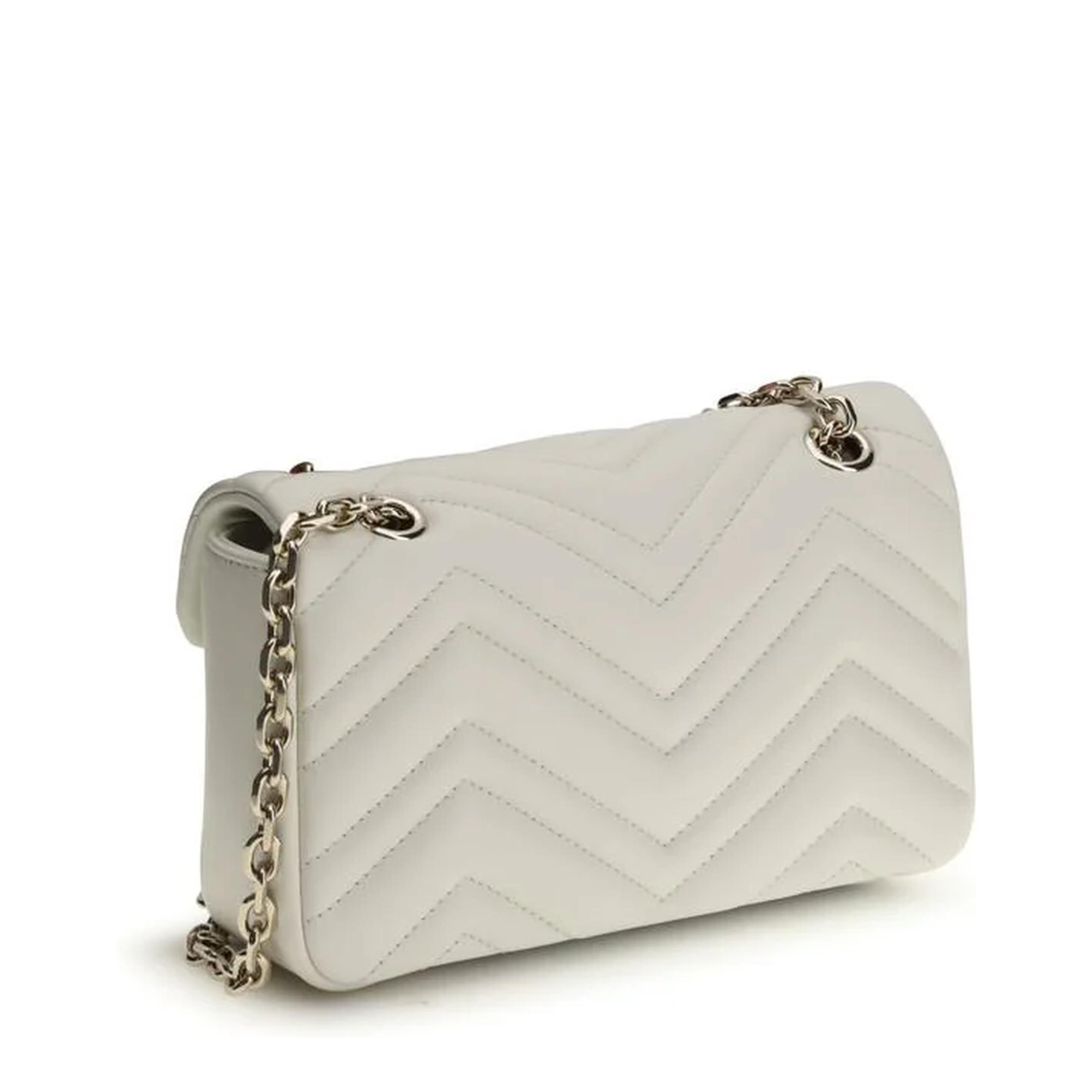 Messenger Bag Leather White