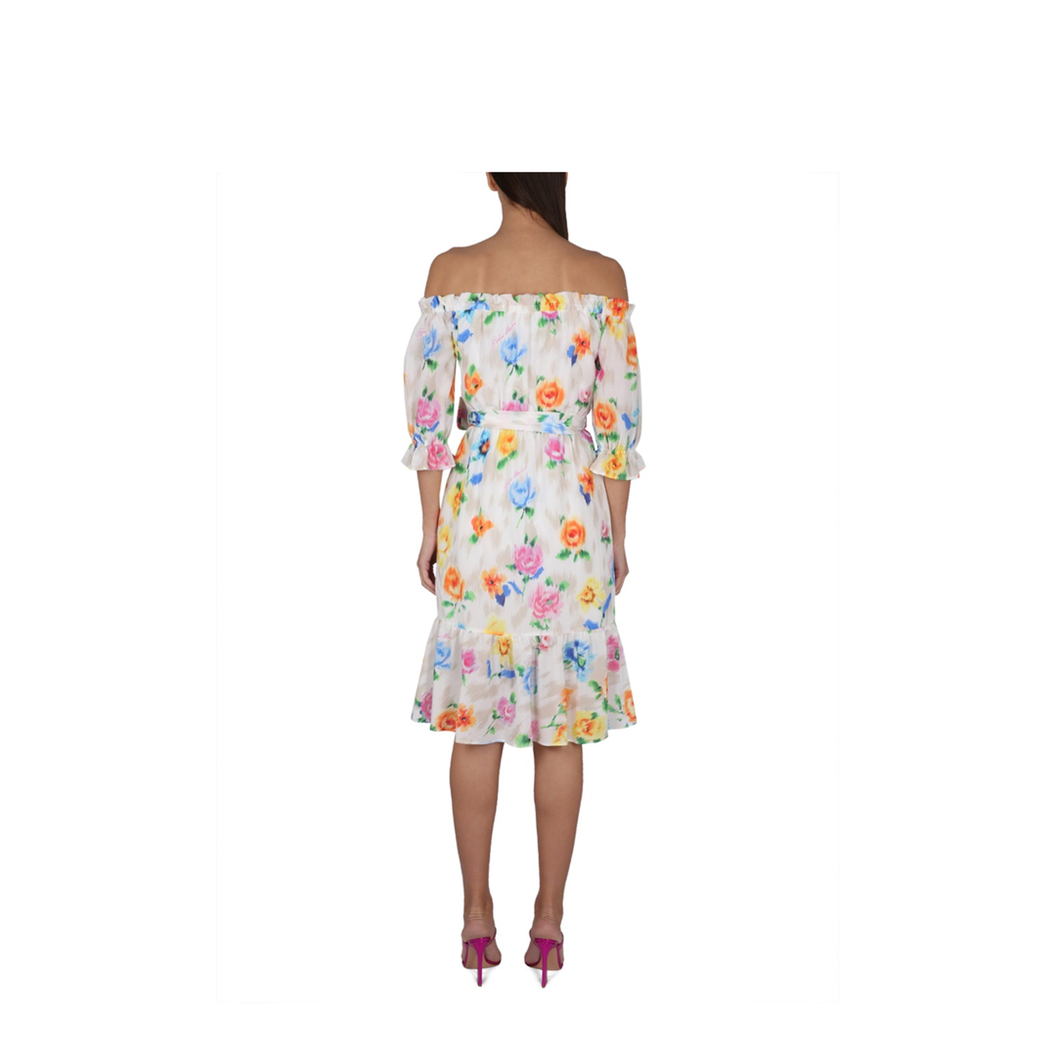 MAYFEYR - BOUTIQUE MOSCHINO - Dress With Floral Pattern - 042608361888