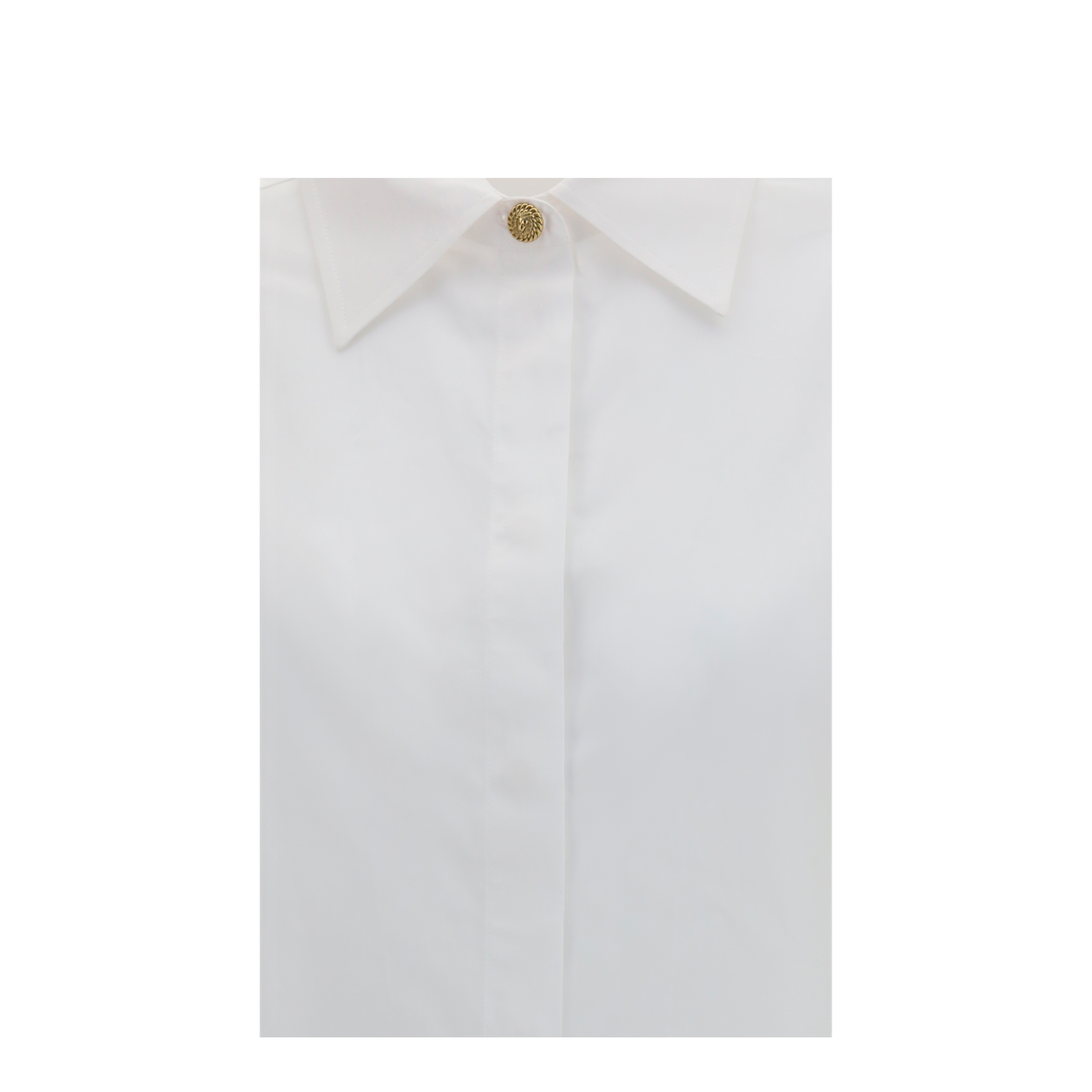 MAYFEYR - Balmain - Cotton Poplin Shirt - HF1HS495CG720FB