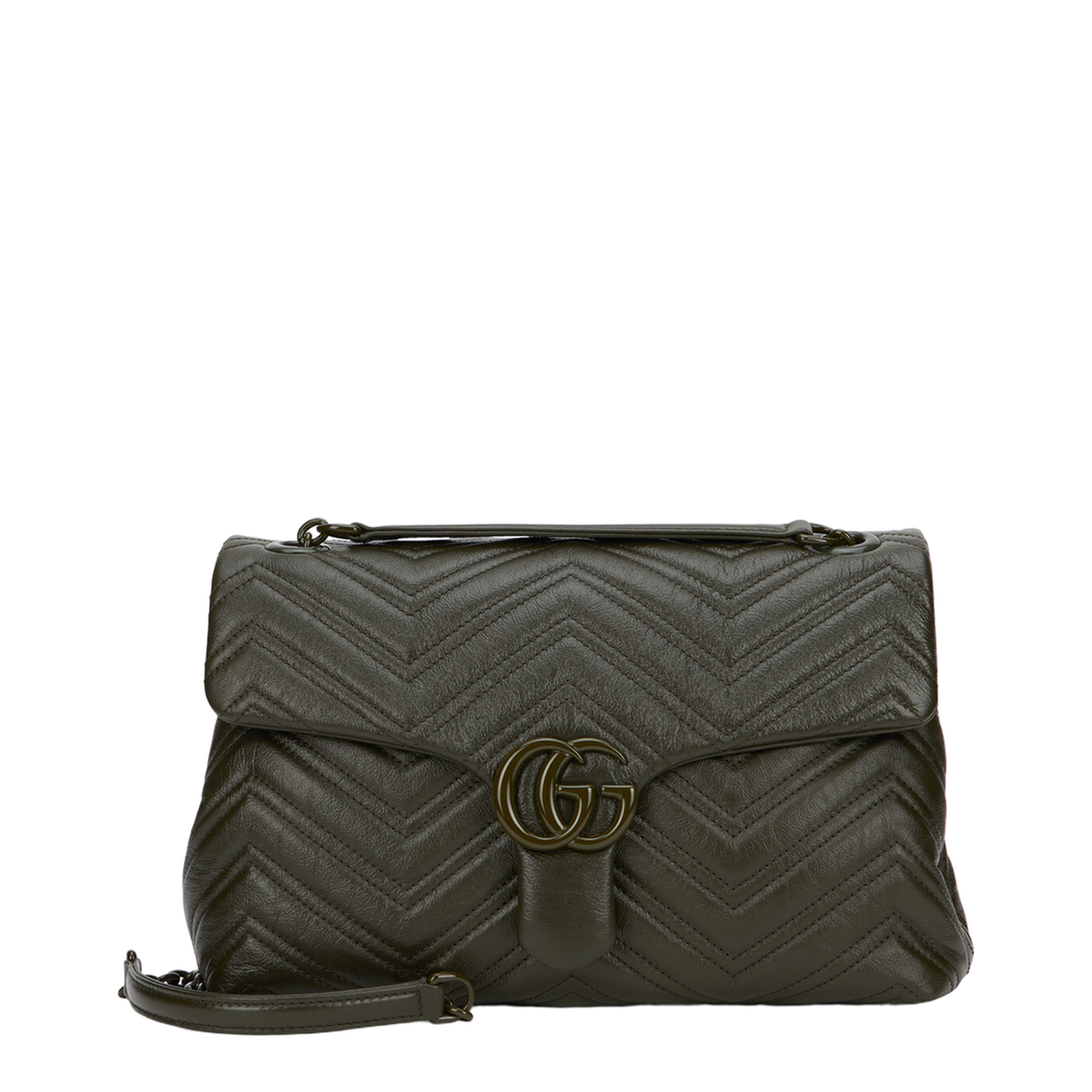 MAYFEYR - Gucci - Marmont Medium Shoulder Bag In Leather - 850676AAFS13037