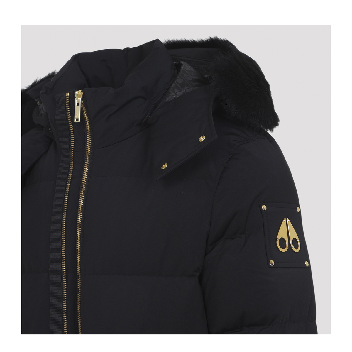MAYFEYR - Moose Knuckles - Black Stagg Bomber Jacket - M35MB021GS305