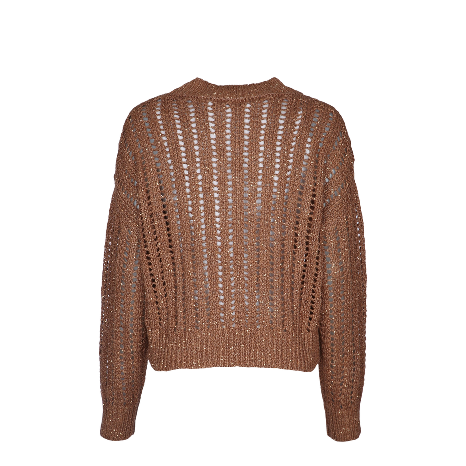 Silk and linen V-neck sweater