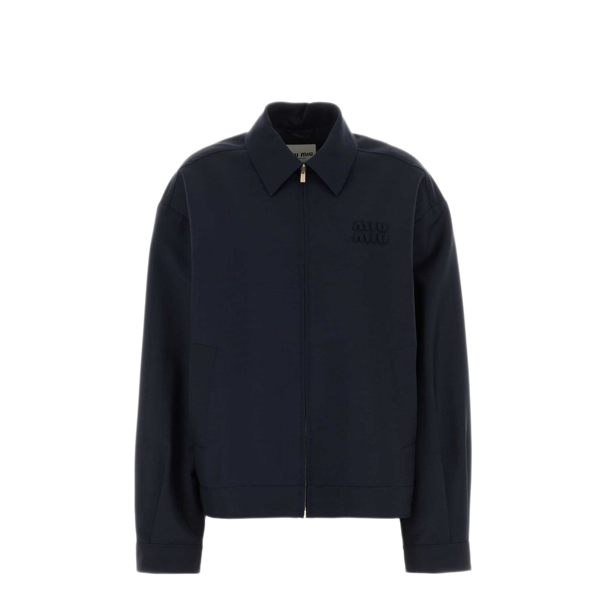 MAYFEYR - Miu Miu - Navy Blue Mohair Blend Jacket - ML1041SOOO12I1F0124