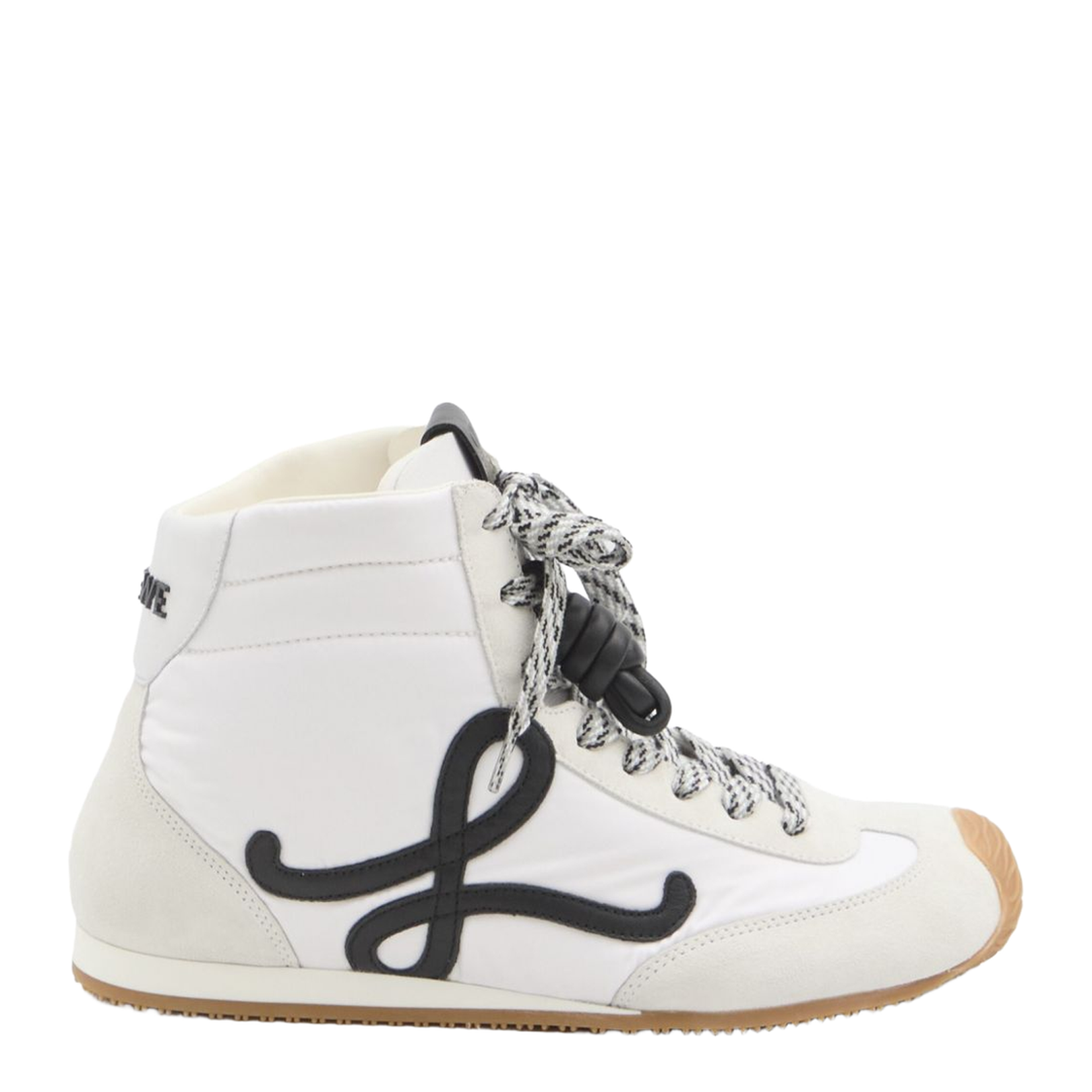 White Ballet Runner 2.0 High-Top Sneakers