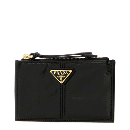 MAYFEYR - Prada - Black Leather Card Holder - 1MC0862CYRF0002