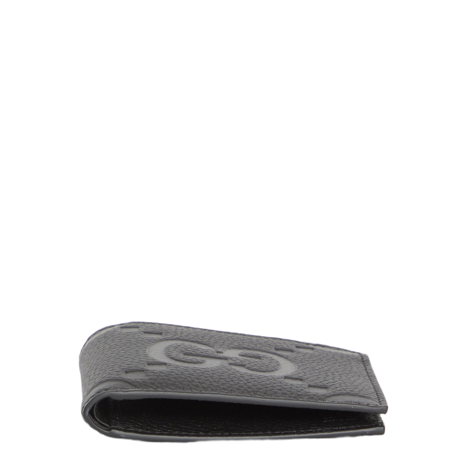GG Jumbo Jumbo Leather Wallet - Gray