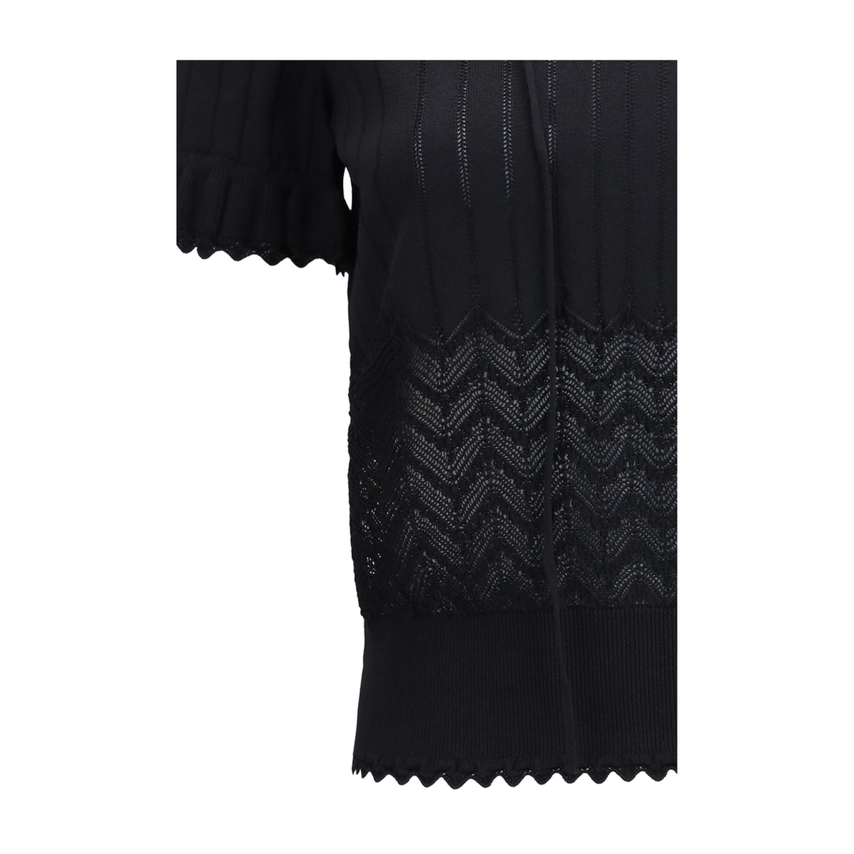 MAYFEYR - Alexander Mcqueen - Open Knit T Shirt - 876348Q1BH31000