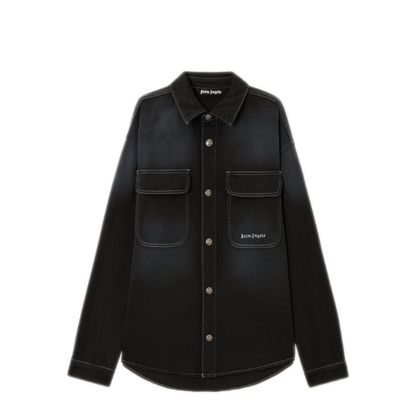 MAYFEYR - Palm Angels - Classic Logo Loose Dnm Shirt - PMYD024S26DEN0011003