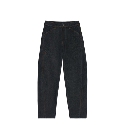 Twisted Denim Cotton Jeans