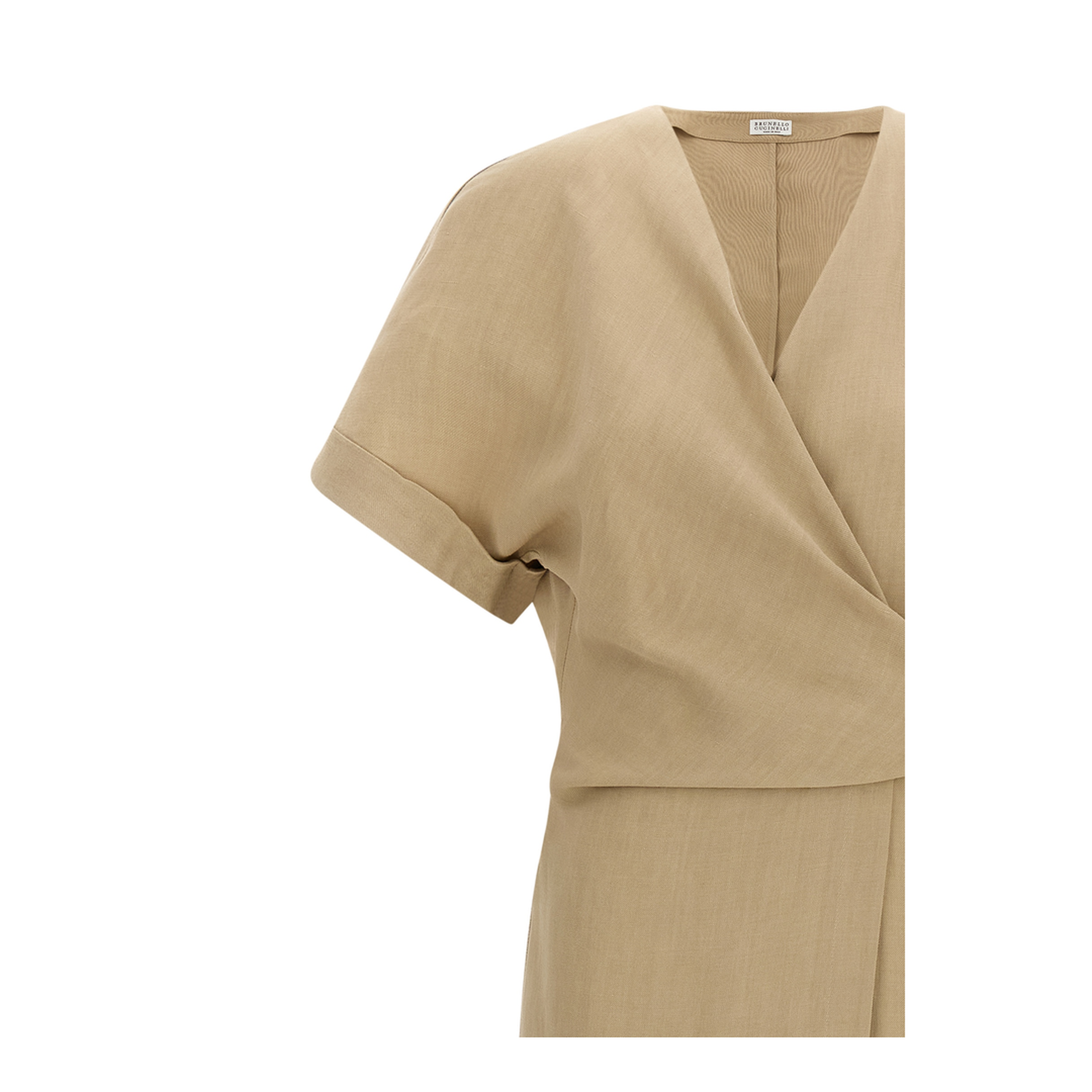 Wrap Dress Beige