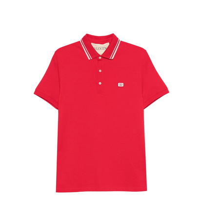 VLogo Signature Cotton Polo Shirt