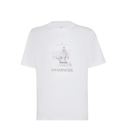 Jersey T-Shirt in White