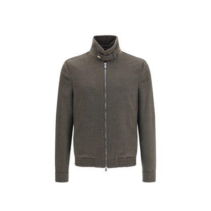 MAYFEYR - Brunello Cucinelli - Wool Zip Jacket With High Collar - MV4676379C014