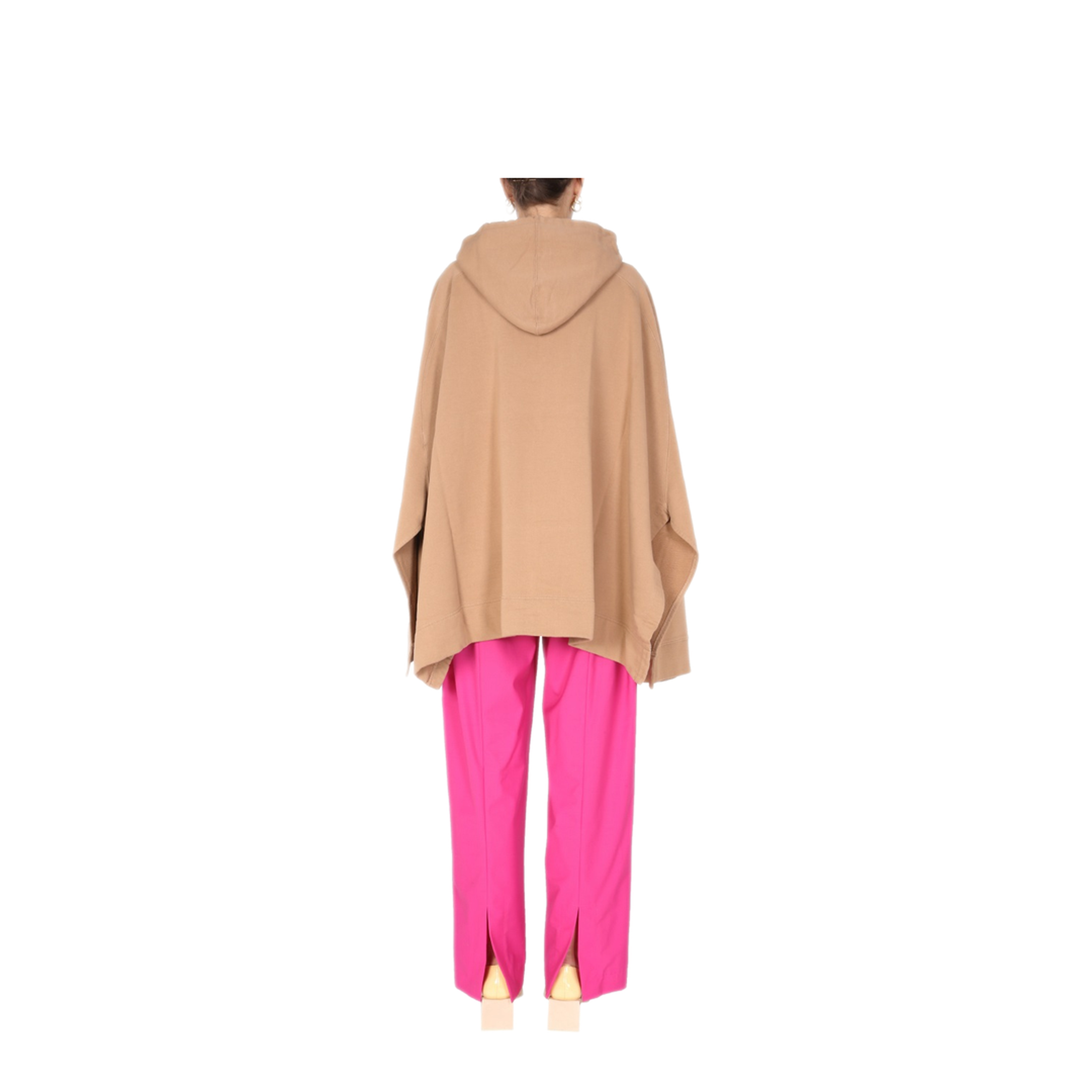 MAYFEYR - AMBUSH - Poncho Sweatshirt With Embroidered Logo - BWBC001F21FLE0016262