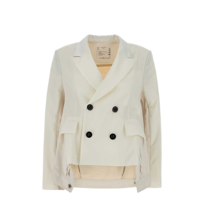 MAYFEYR - Sacai - Wool Suiting X Denim Jacket - 2608434151