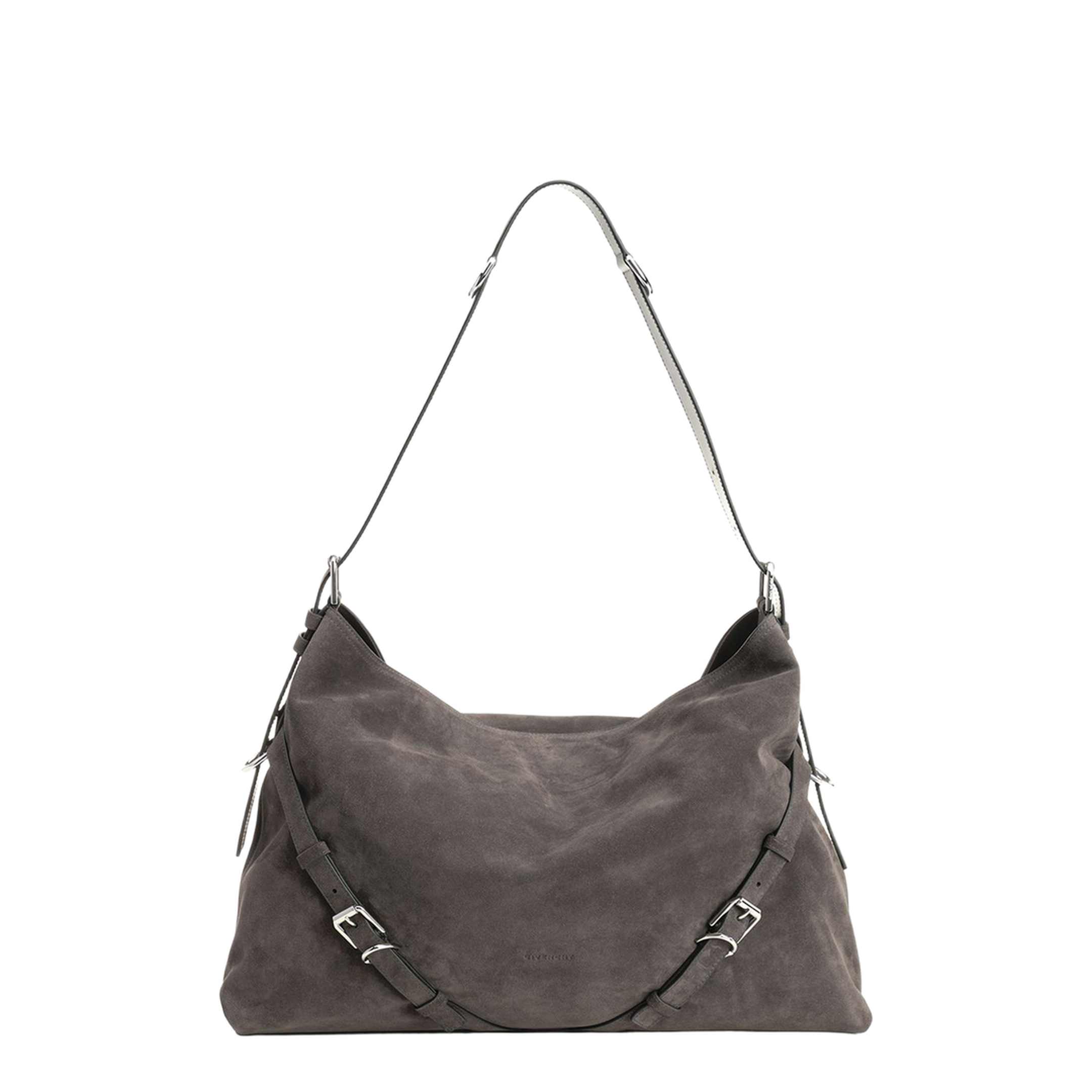 Large Suede Shoulder Bag