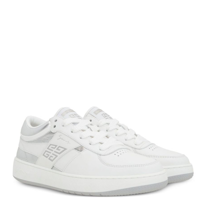 White Low-Top Sneakers
