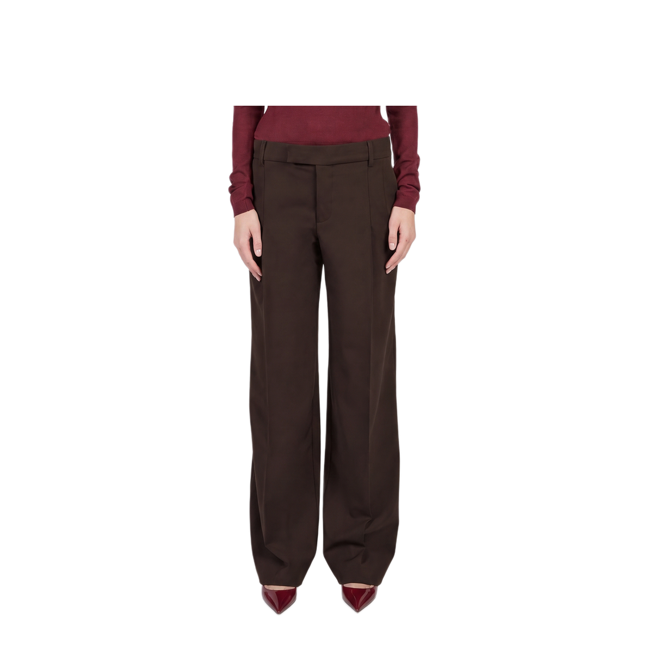 MAYFEYR - Federica Tosi - Wide Leg Frescolana Trousers - 3080430869