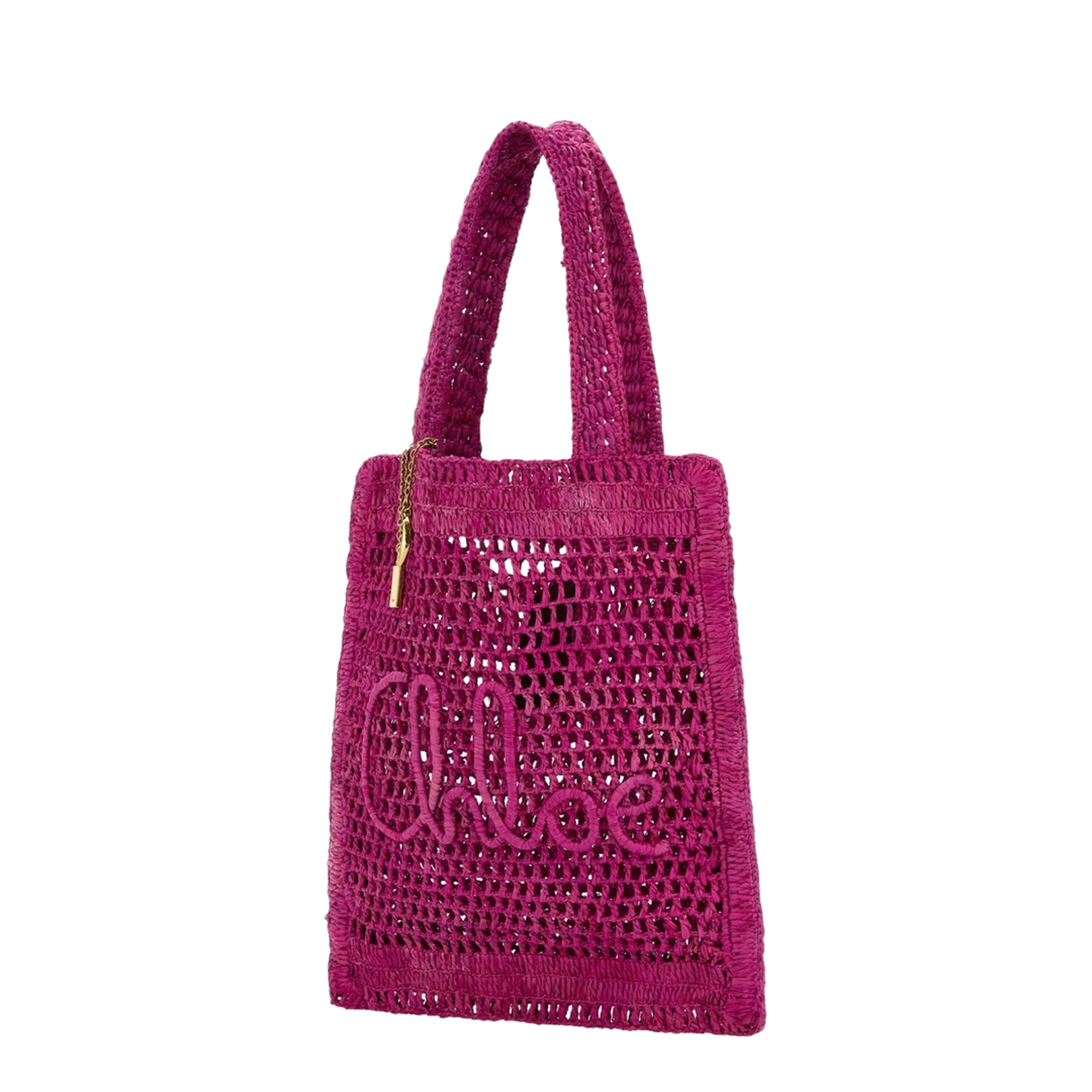 Summer Banana Tote Bag in Raffia