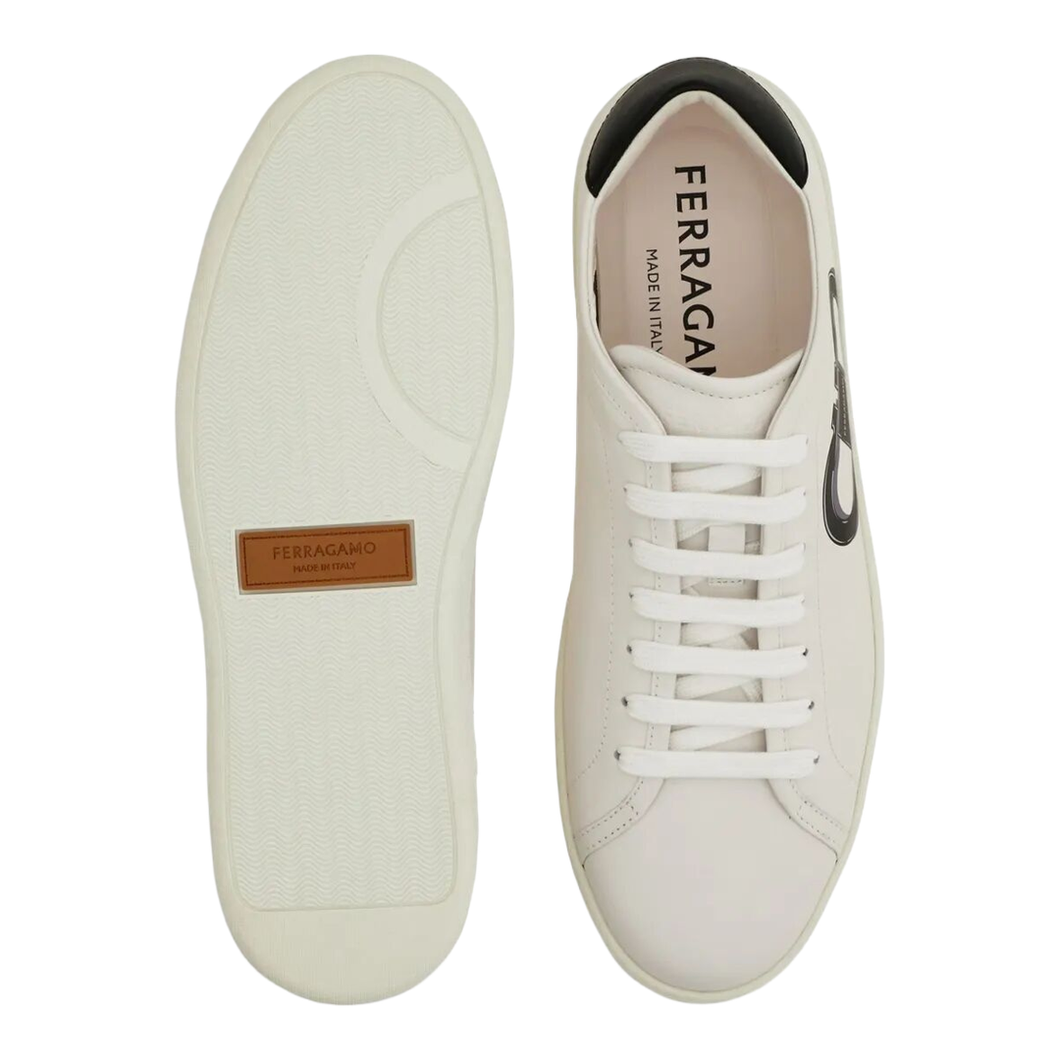 MAYFEYR - Ferragamo - Double Gancini Brandy1 Sneakers - 0298350780991