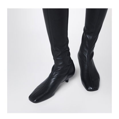 MAYFEYR - Toteme - Knee-High Boots In Black Nappa Leather - 261-WAS0267LE0193001