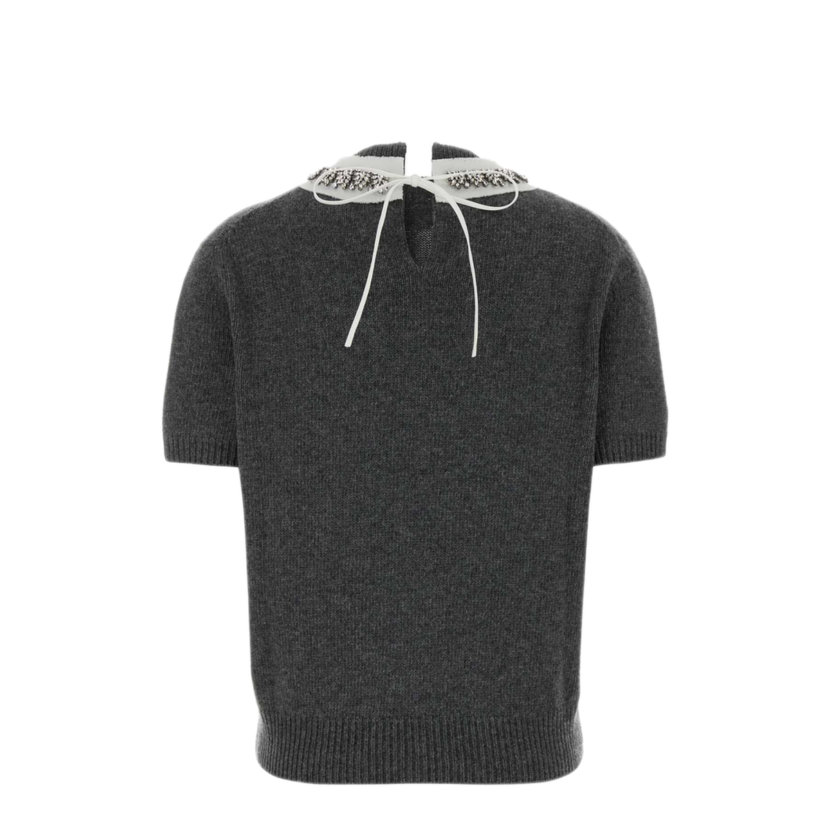 MAYFEYR - Prada - Dark Grey Wool Blend Sweater - P24G3SSOOO6556F0480