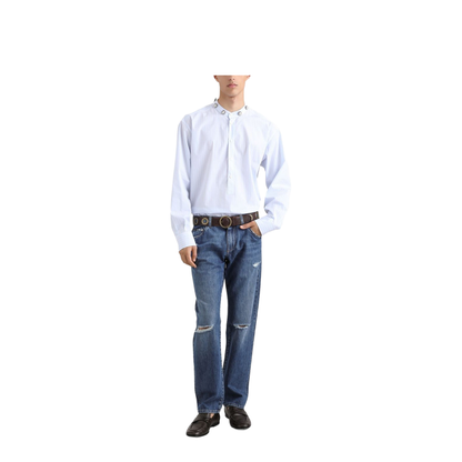 MAYFEYR - Dolce & Gabbana - Classic Cotton Jeans With Tag With Abrasions - GP02XDG8ME8