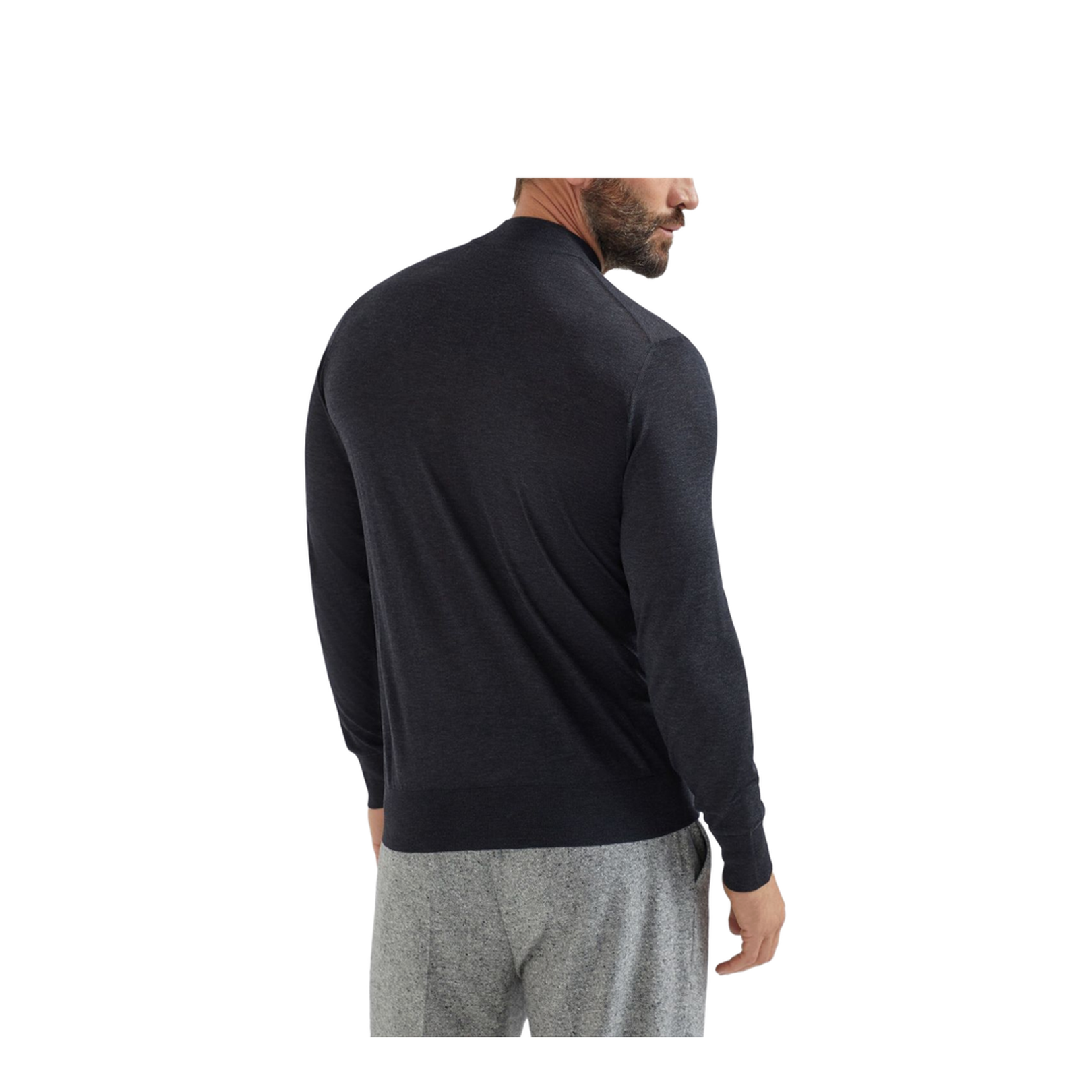 Cotton and silk blend sweater