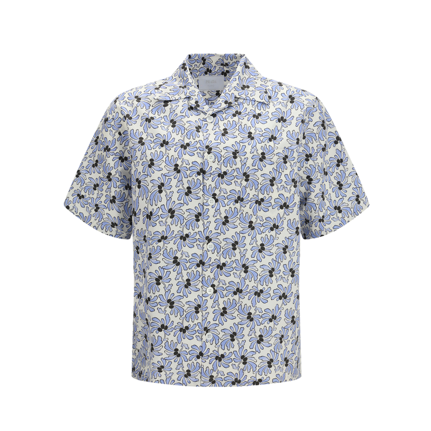 MAYFEYR - Prada - Cotton Shirt With Floral Print - UCS414SUMO19GU