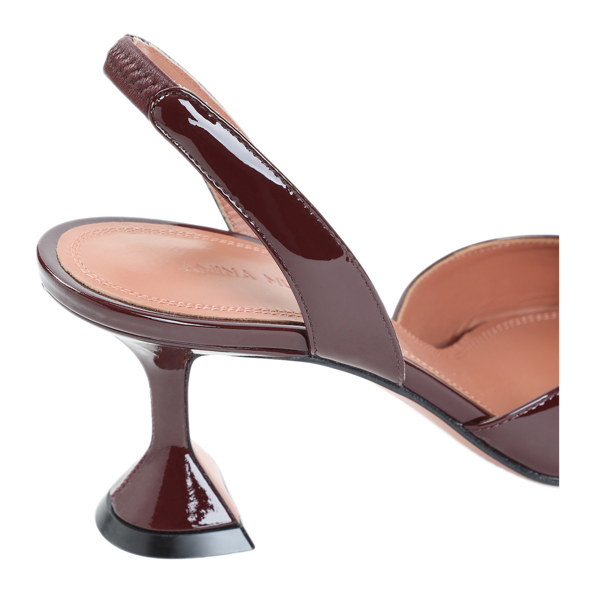MAYFEYR - Amina Muaddi - Begum Sling 70 Patent Pumps - 18S366573BEGMERLOT
