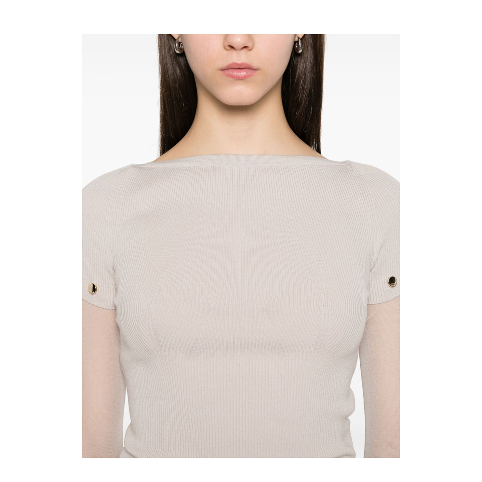 Layered Crewneck Sweater