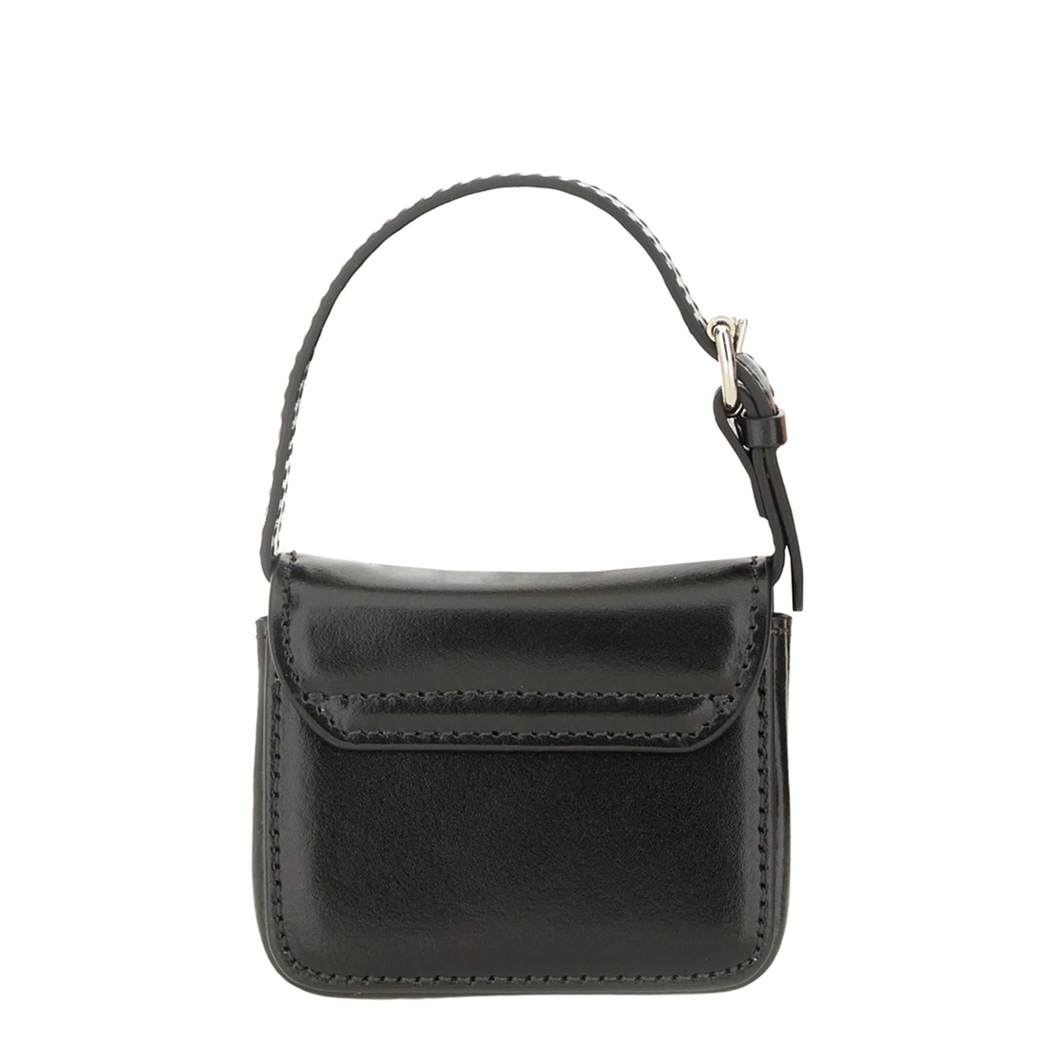 Linda Mini Leather Handbag - Black