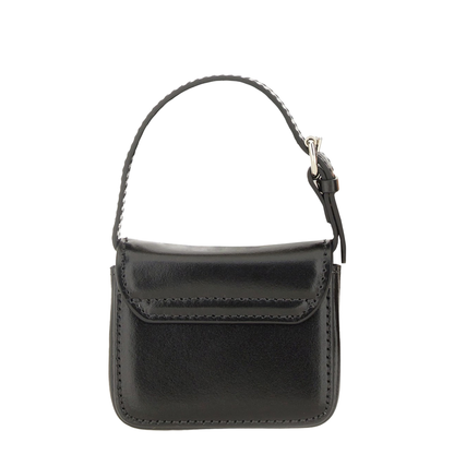 Linda Mini Leather Handbag - Black