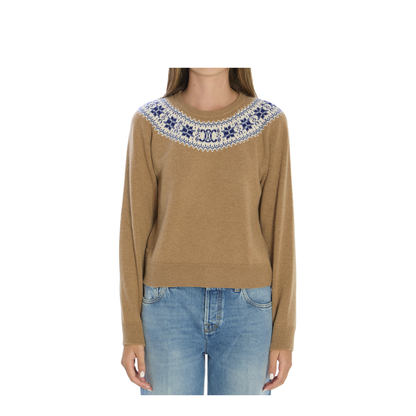 Fair Isle Knitwear Sweater