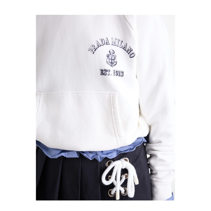 MAYFEYR - Prada - Old Logo-Print Hoodie - 134713SOOO16V4F0009