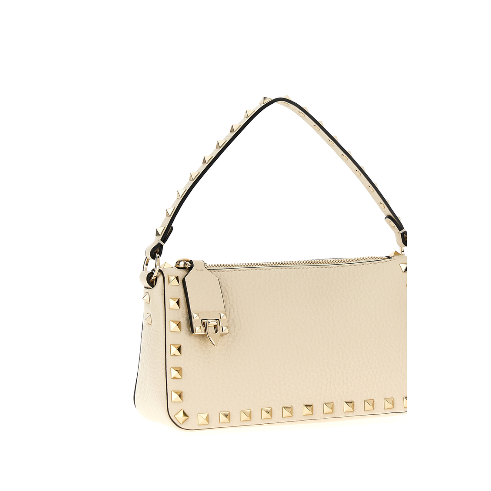Rockstud Leather Shoulder Bag