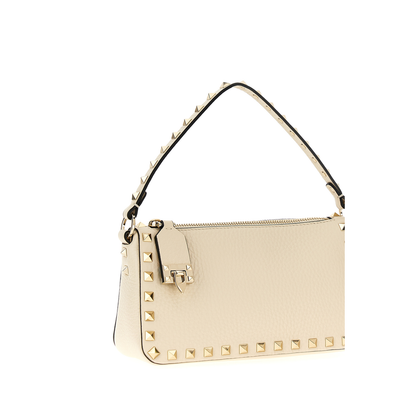 Rockstud Leather Shoulder Bag