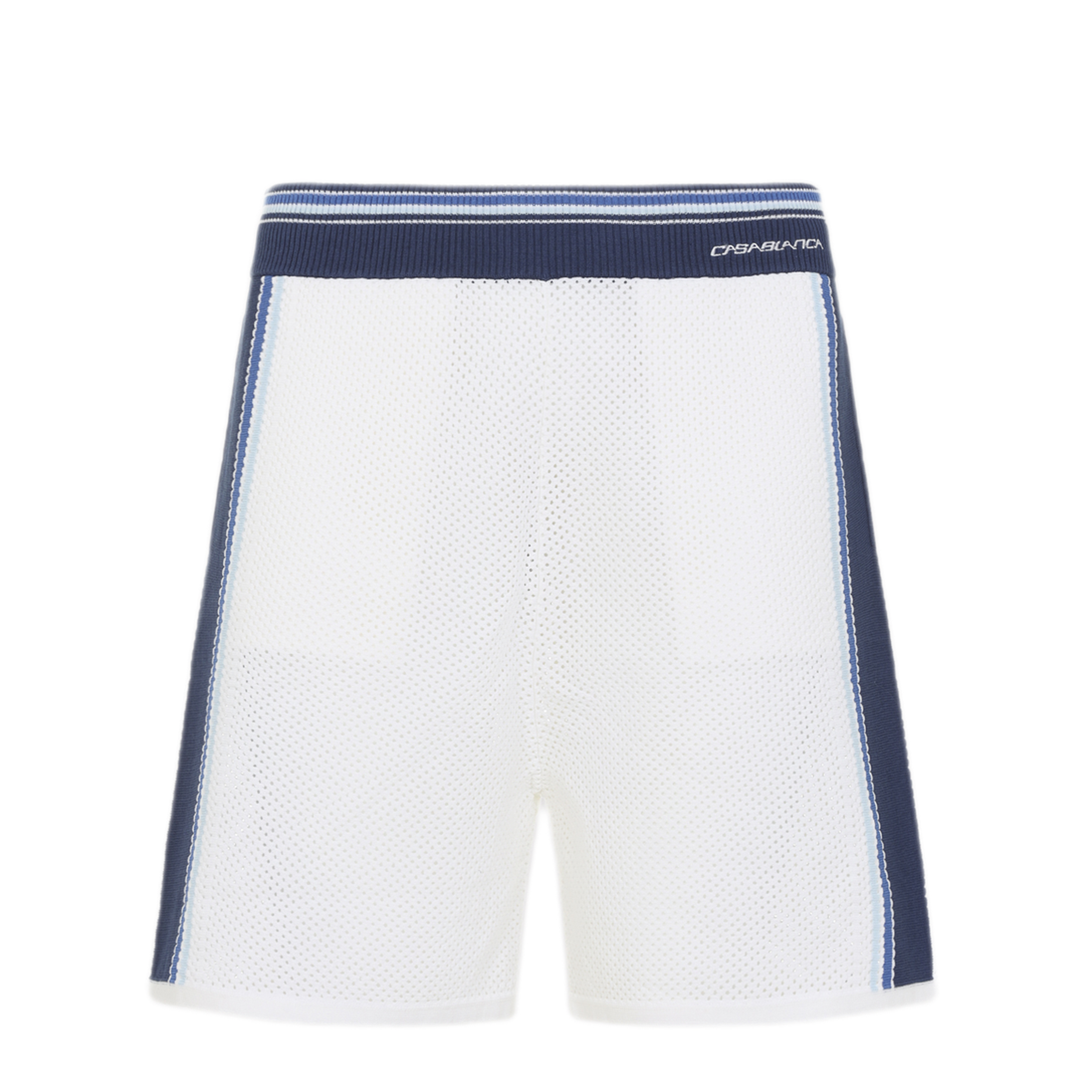 MAYFEYR - Casablanca - Mesh Stripe Shorts - MSS26KW130601WHITE