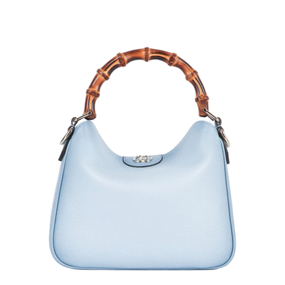 Diana Small Shoulder Bag in Gradient Blue Leather
