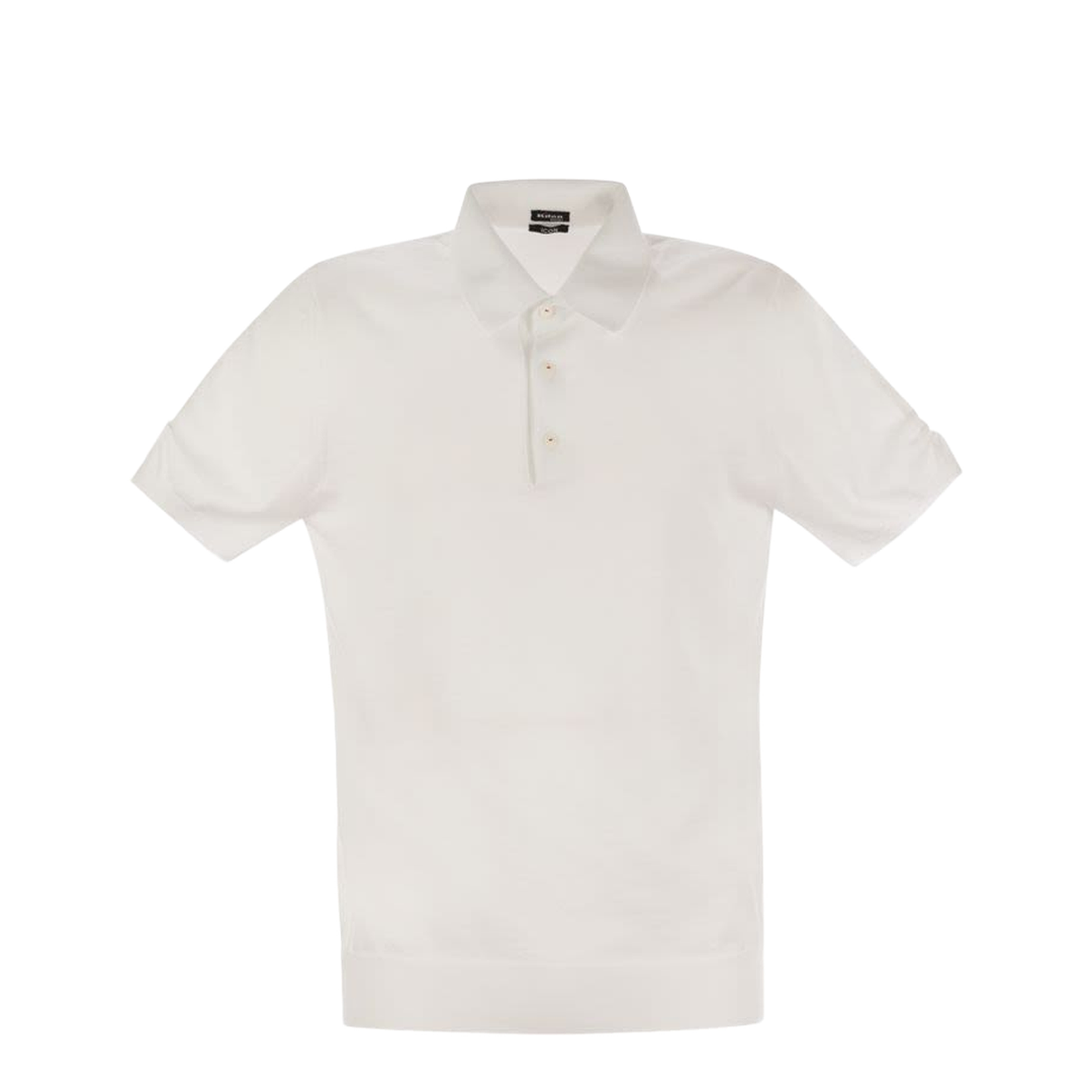 Short-Sleeved Cotton Polo Shirt
