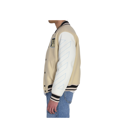Varsity bomber jacket