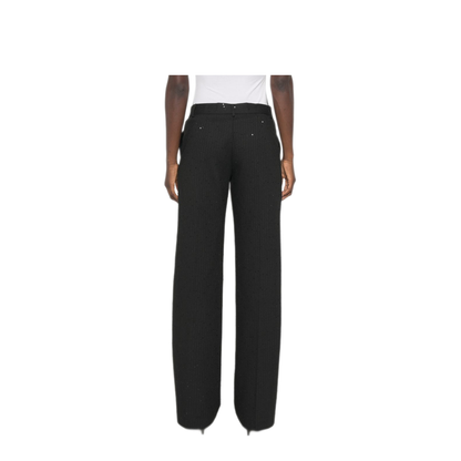 MAYFEYR - Ermanno Firenze - Trousers Black - D49EP032E5CMF099
