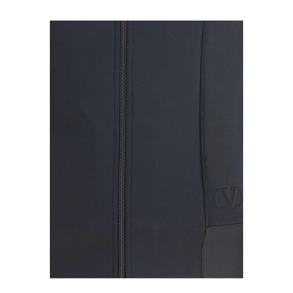 Black Neoprene Sweatshirt