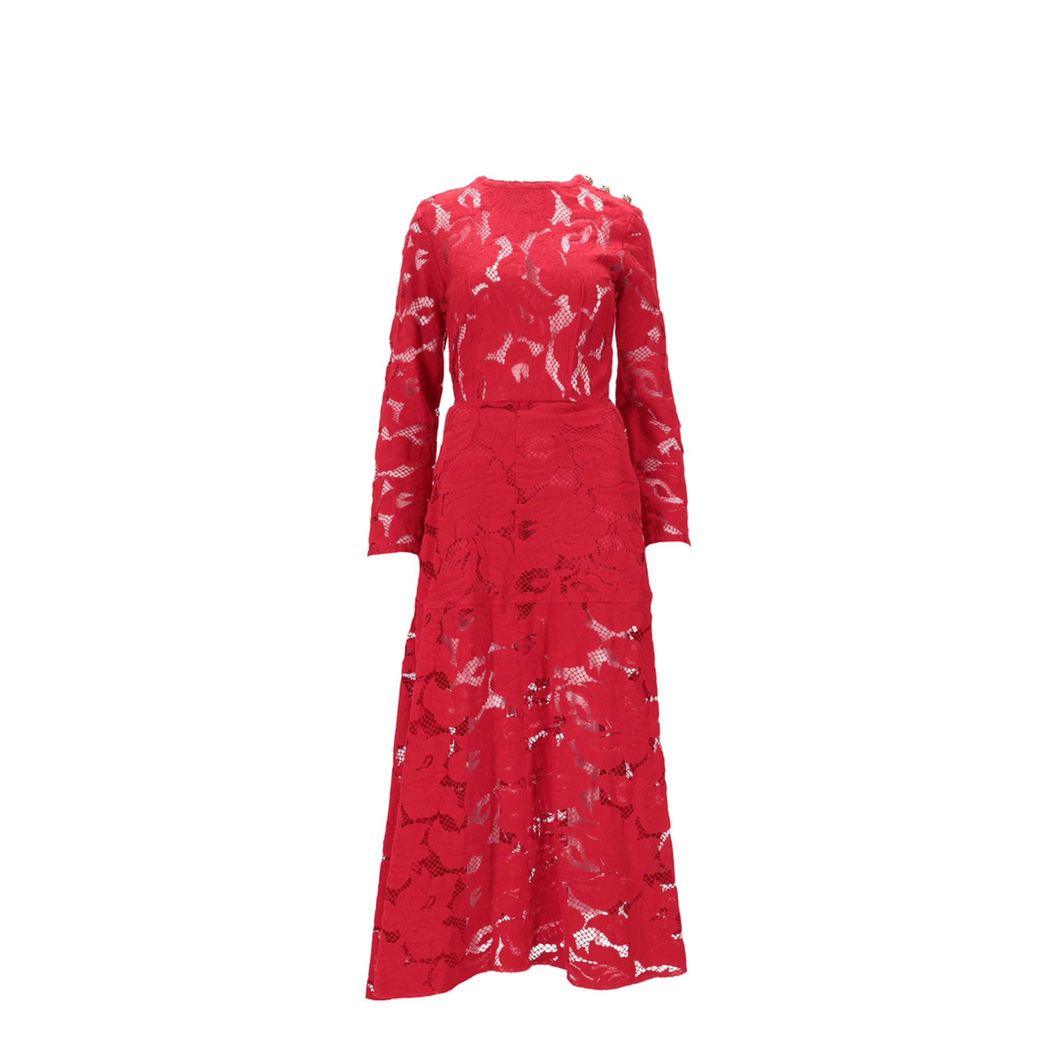 MAYFEYR - Patou - Long Sleeves Lace Midi Dress - DR2120228318R